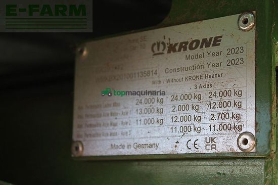 Cosechadora de Cereal - Krone - big x 630 optimaize