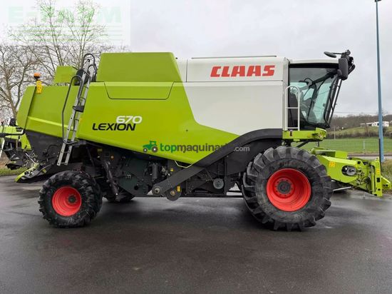 Cosechadora de Cereal - Claas - lexion 670 montana -