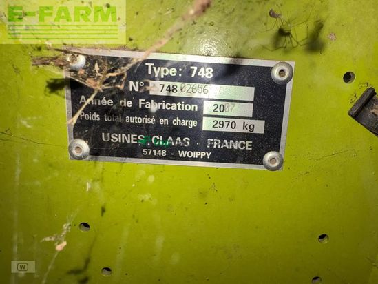 Empacadora gigant - Claas - rollant 255 rc