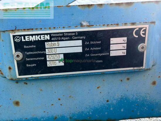Cultivador - Lemken - déchaumeur rubin 9 lemken
