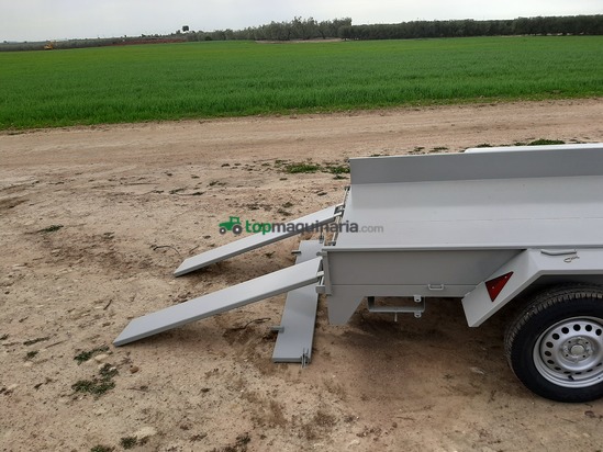 Remolqu para vehiculo - PLATAFORMA 300X160  2 EJE FRENO Y LATERAL CHAPA
