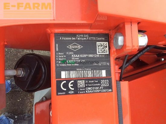 Cortacésped manual - Kuhn - gmd 310 ff-f