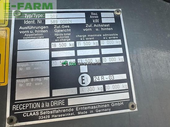 Cosechadora de Cereal - Claas - lexion 600 + c900