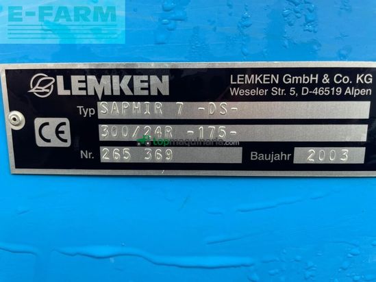 Sembradora - Lemken - zirkon 8/300 + saphir 7 ds