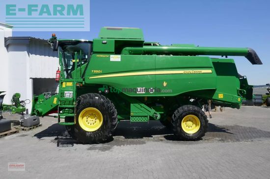 Cosechadora de Cereal - John Deere - t 550i - hillmaster inkl. sw 722x