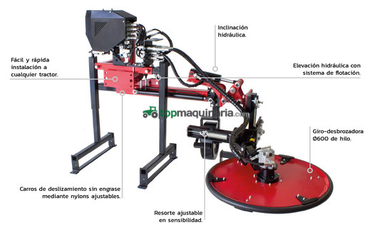 Desbrozadora - Chasis frutales intercepas ECO-CUT