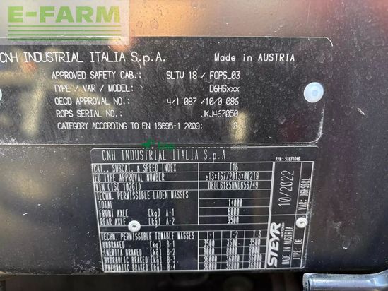 Tractor agrícola - Steyr - 6185 absolut cvt