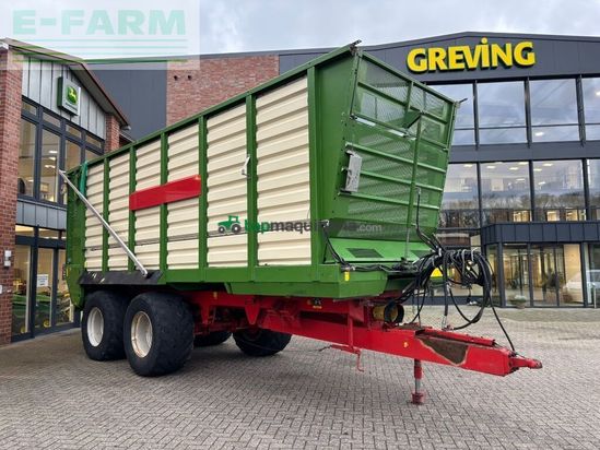 Remolqu agrícola -  - slw 40 tn hawe mit bergmann brücke