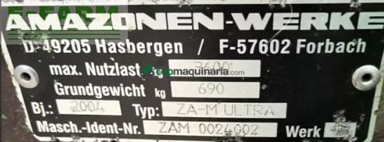 Esparcidor - Amazone - zam ultra