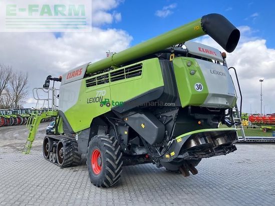 Cosechadora de Cereal - Claas - lexion 770 tt + v1200