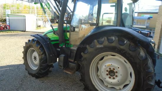 Tractor agrícola - Deutz-Fahr - agroplus 95 dt m/ trima 1390 frontlæsser