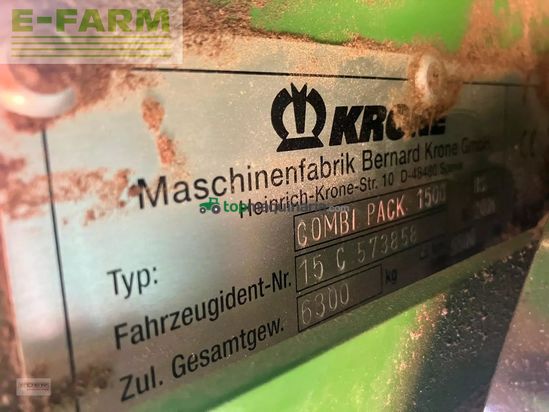 Empacadora gigant - Krone - combi pack 1500 v