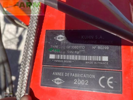 Henificador - Kuhn - gf 10601 to