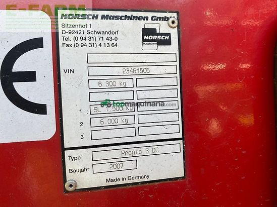 Sembradora - Horsch - pronto 3 dc