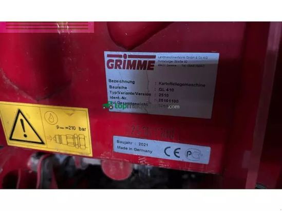 Cosechadora - arrancadora de patata - Grimme - gl410