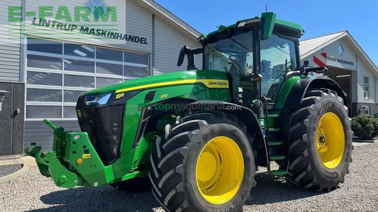 Tractor agrícola - John Deere - 8r 370 med frontlift