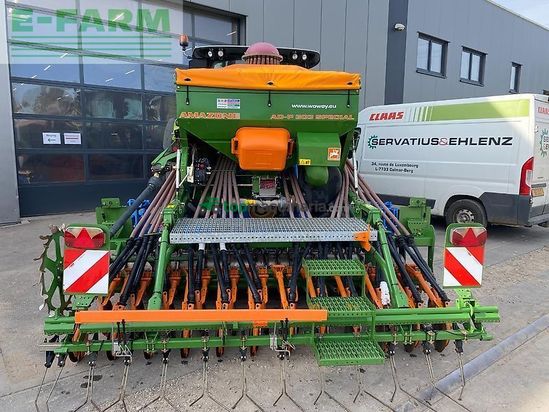 Sembradora - Amazone - ad-p 303 spezial mit rabe corvus kreiselegge
