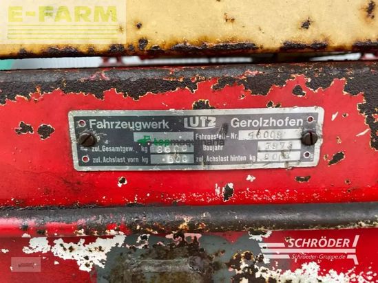 Remolqu agrícola -  - hochkippwagen