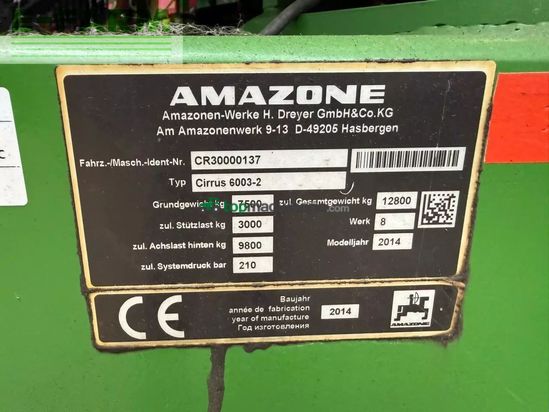 Combinado de siembra - Amazone - cirrus 6003-2c