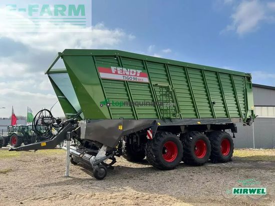 Remolqu agrícola - Fendt - tigo 90 xr