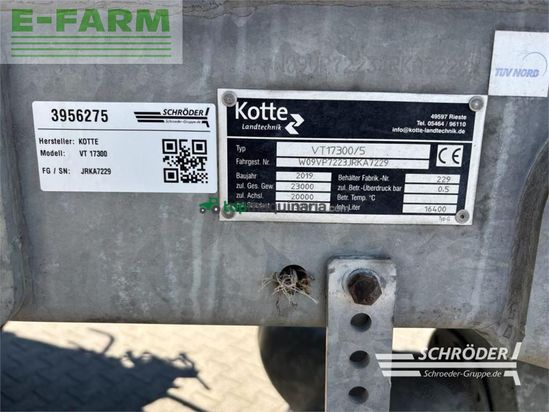 Cuba de purin - Kotte - vt 17300 | 15 meter bomech