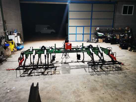 Cultivador a 6 metros con intercepas