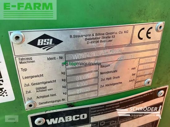 Remolqu agrícola - Strautmann - tera-vitesse cfs 4601 do