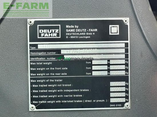 Tractor agrícola - Deutz-Fahr - agrotron m 620