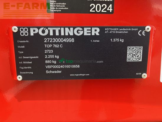 Henificador - Pöttinger - top 762 c