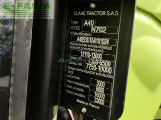 Tractor agrícola - Claas - axion 830 cmatic rtk CMATIC