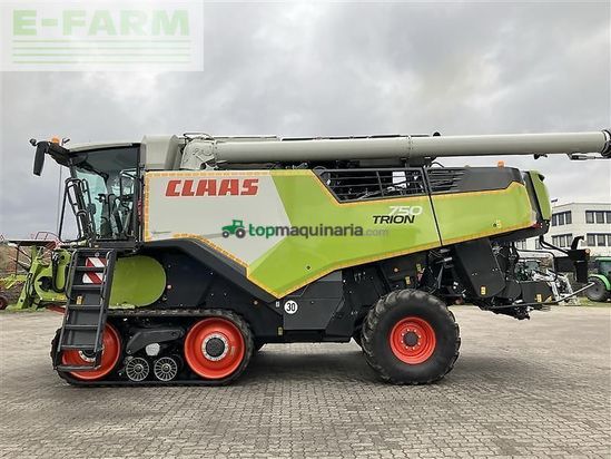 Cosechadora de Cereal - Claas - trion 750 terra trac