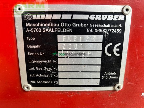 Cinta transportadora de forraje - Gruber - ladewagen eurostar 28