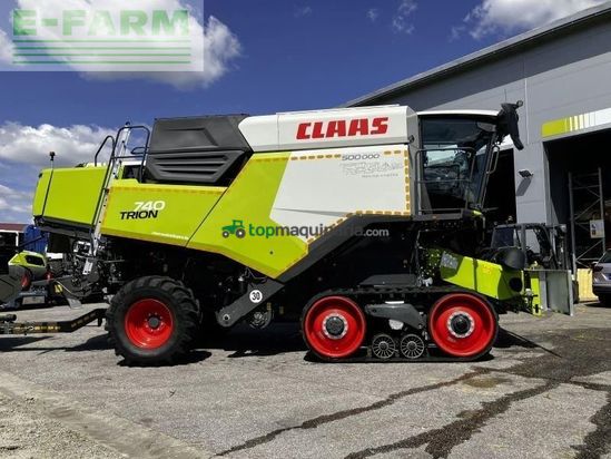Cosechadora de Cereal - Claas - trion 740 tt mit v 770