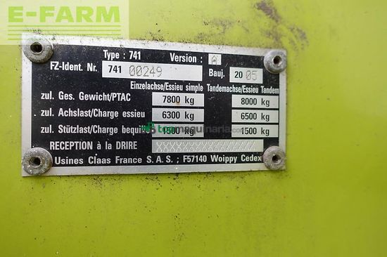 Empacadora gigant - Claas - 2100