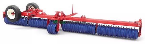 Rulo desterronador-compactador un paño.      Ruedas 430 ó 500 mm rígido 