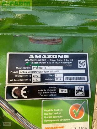 Arado - Amazone - cayron 200 v