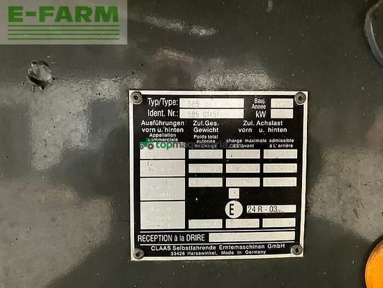 Cosechadora de Cereal - Claas - lexion 570