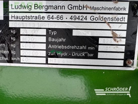 Cinta transportadora de forraje - Bergmann - htw 45 s