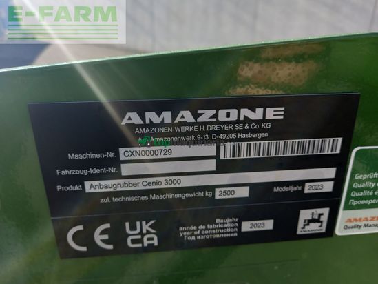 Cultivador - Amazone - cenio 3000 grubber