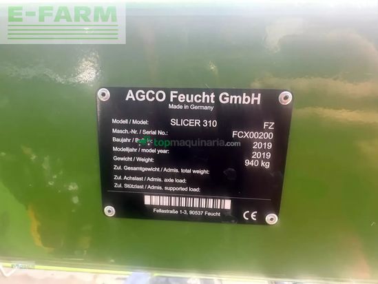 Cortacésped manual - Fendt - slicer 310 fz