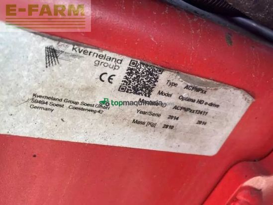Sembradora monograno mecanica - Kverneland - 8 rk