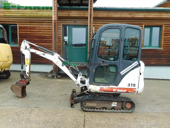 Excavadora - Bobcat - 319k ( 1.400kg ) schnellwechsler + verstellfahrw