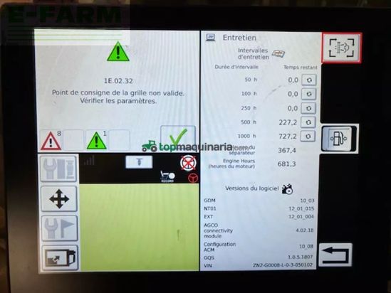 Cosechadora de Cereal - Massey Ferguson - ideal 8 pl 4 rm