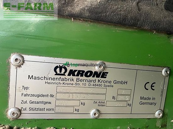 Empacadora gigant - Krone - comprima f 125 xc