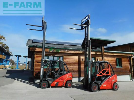 Elevadora - Linde - h25d-01 triplex 4,7m + ss + zv