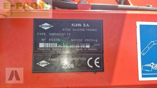 Cortacésped manual - Kuhn - gmd 802 f