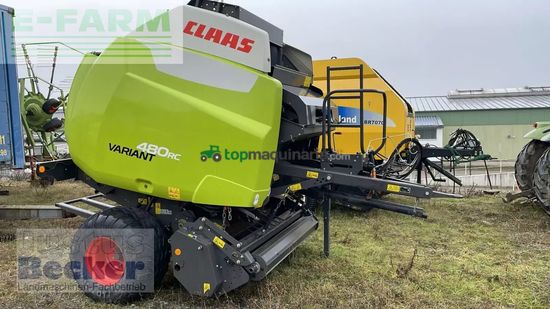 Empacadora gigant - Claas - variant 480 rc pro