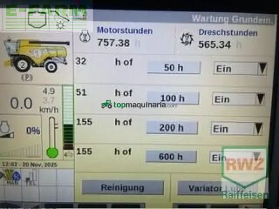 Cosechadora de Cereal - New Holland - combine harvester