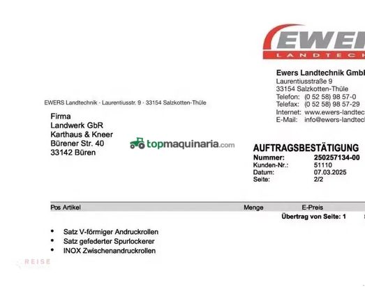 Sembradora monograno mecanica - Gaspardo - mirka ist 8 rows