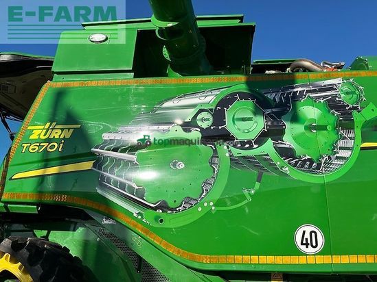 Cosechadora de Cereal - John Deere - t670